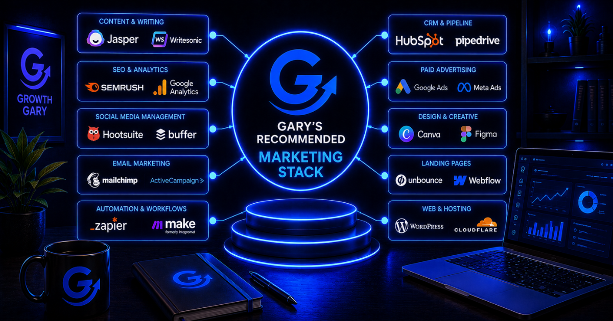Gary's Recommended Marketing Stack