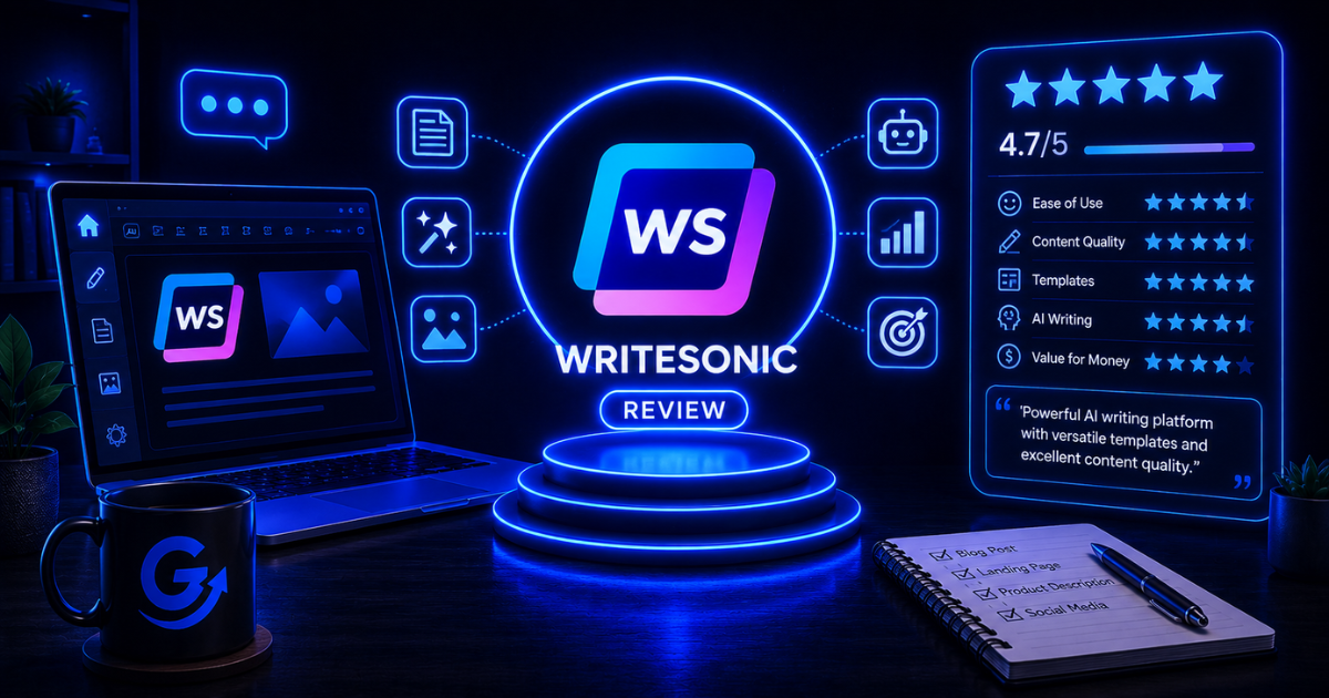 Writesonic Review for AI and SEO Search