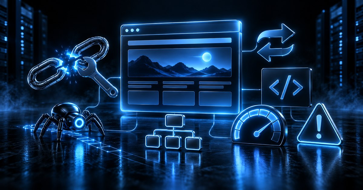 Common technical SEO issues affecting crawling, indexing and visibility