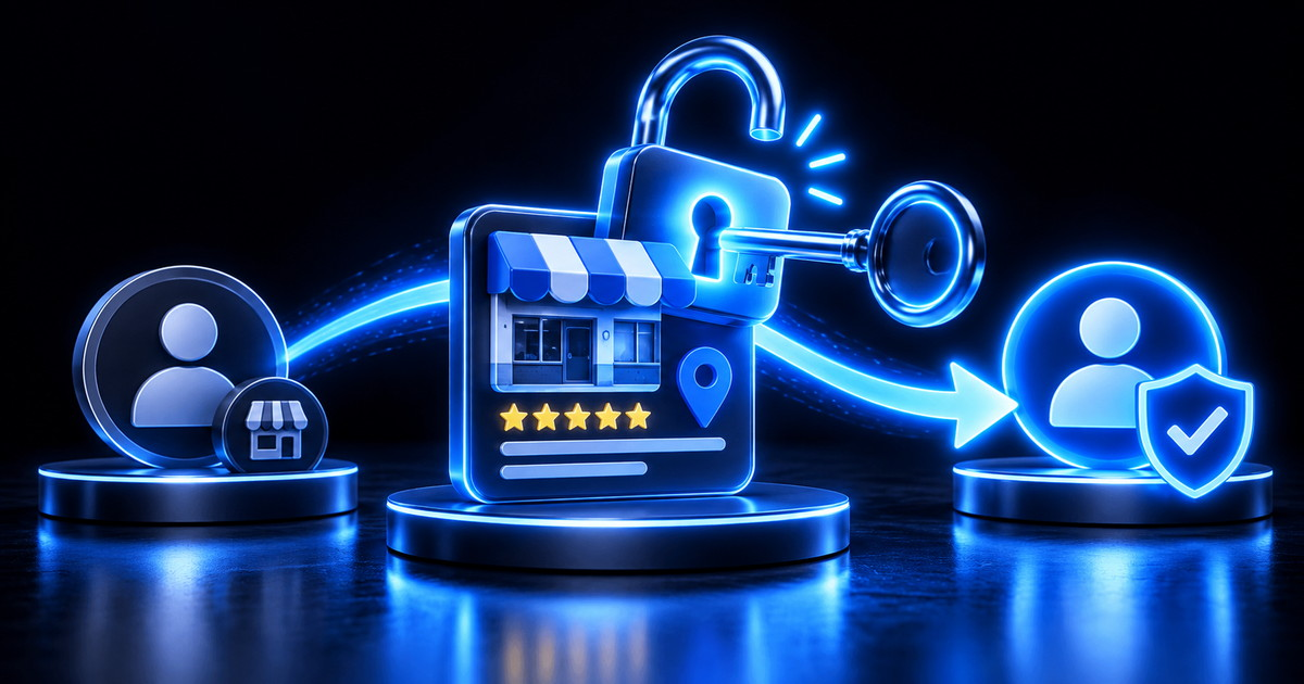 Business owner requesting access to a Google Business Profile managed by someone else